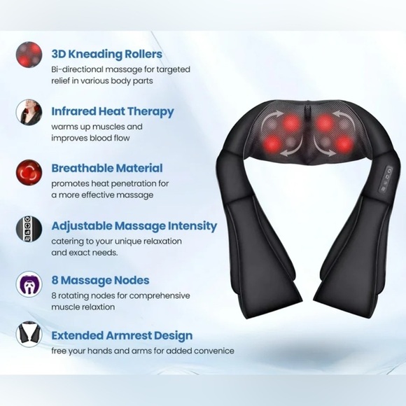 MaxKare Neck and Shoulder Massager - Picture 3 of 9